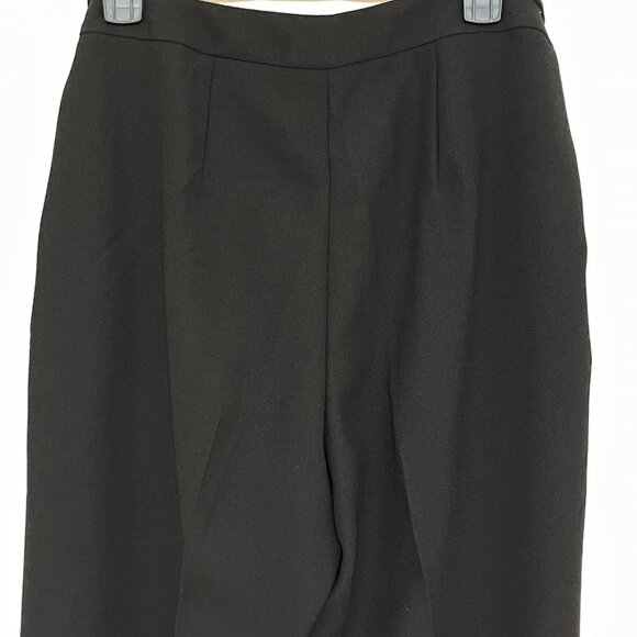 Talbots Hollywood Black High Waist Straight Leg Office Pants Trousers Size 10 - Picture 8 of 14